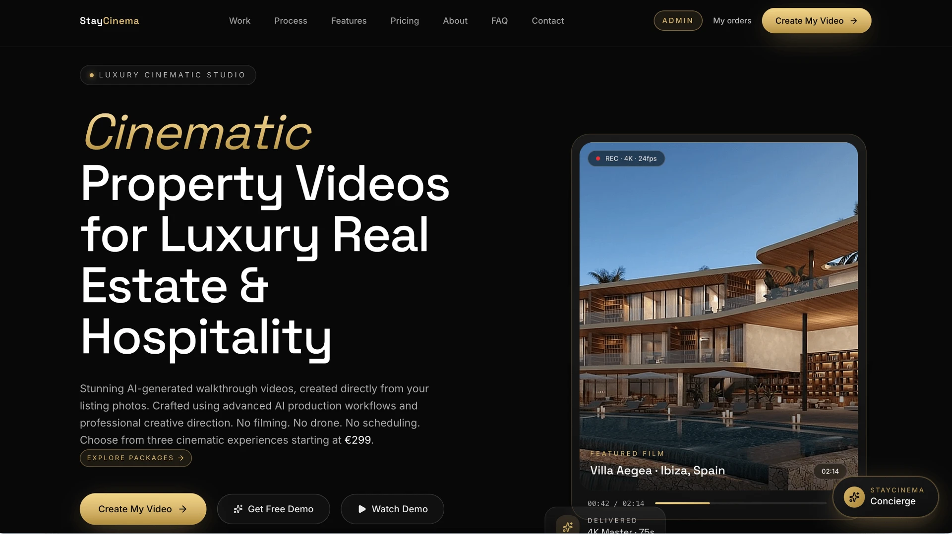 Staycinema.xyz — SaaS / Proptech